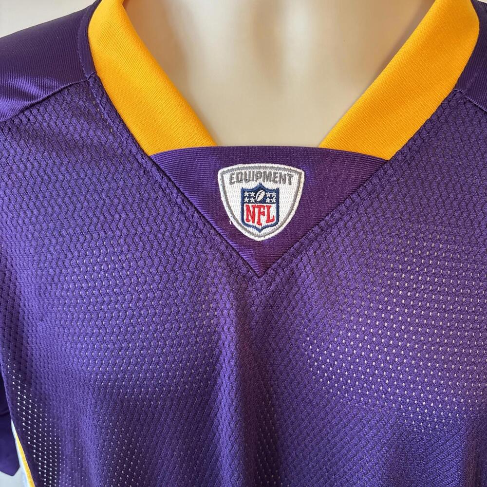 MINNISOTA VIKINGS   Reebok Jersey Blank Men MEDIUM‎ PURPLE NFL - Picture 2 of 6
